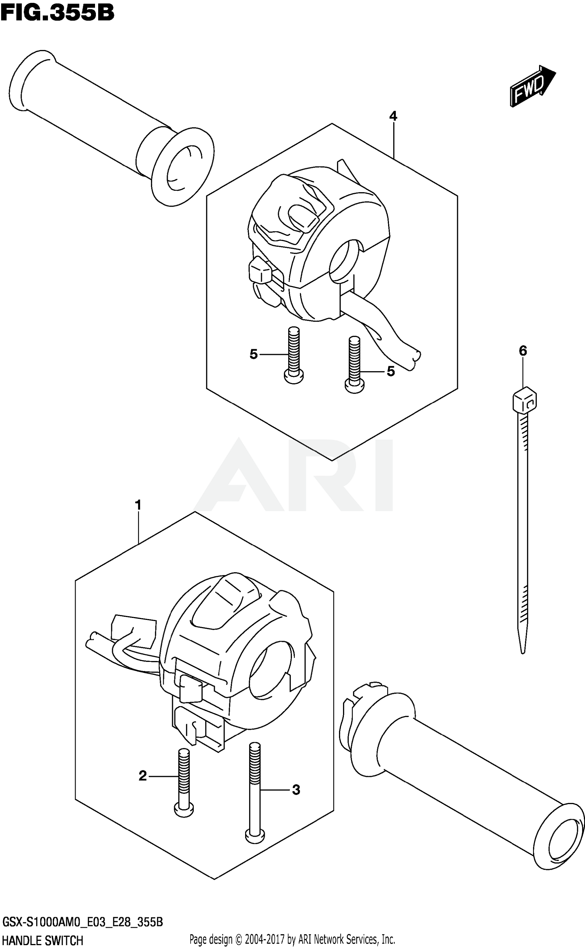 HANDLE SWITCH (E28)