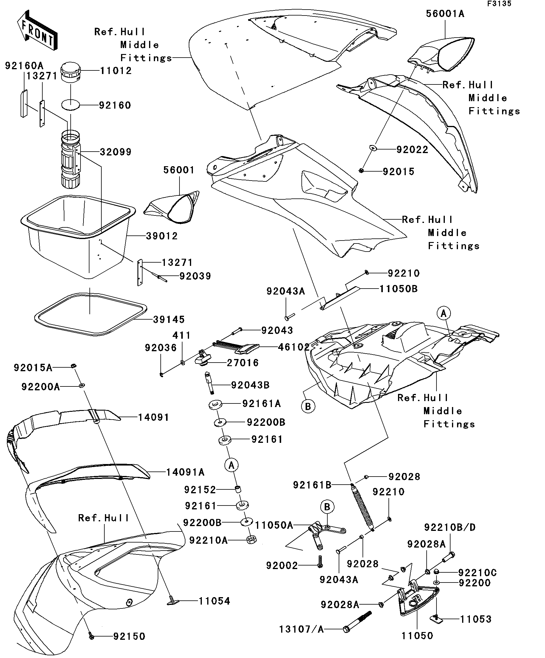 Hull Front Fittings