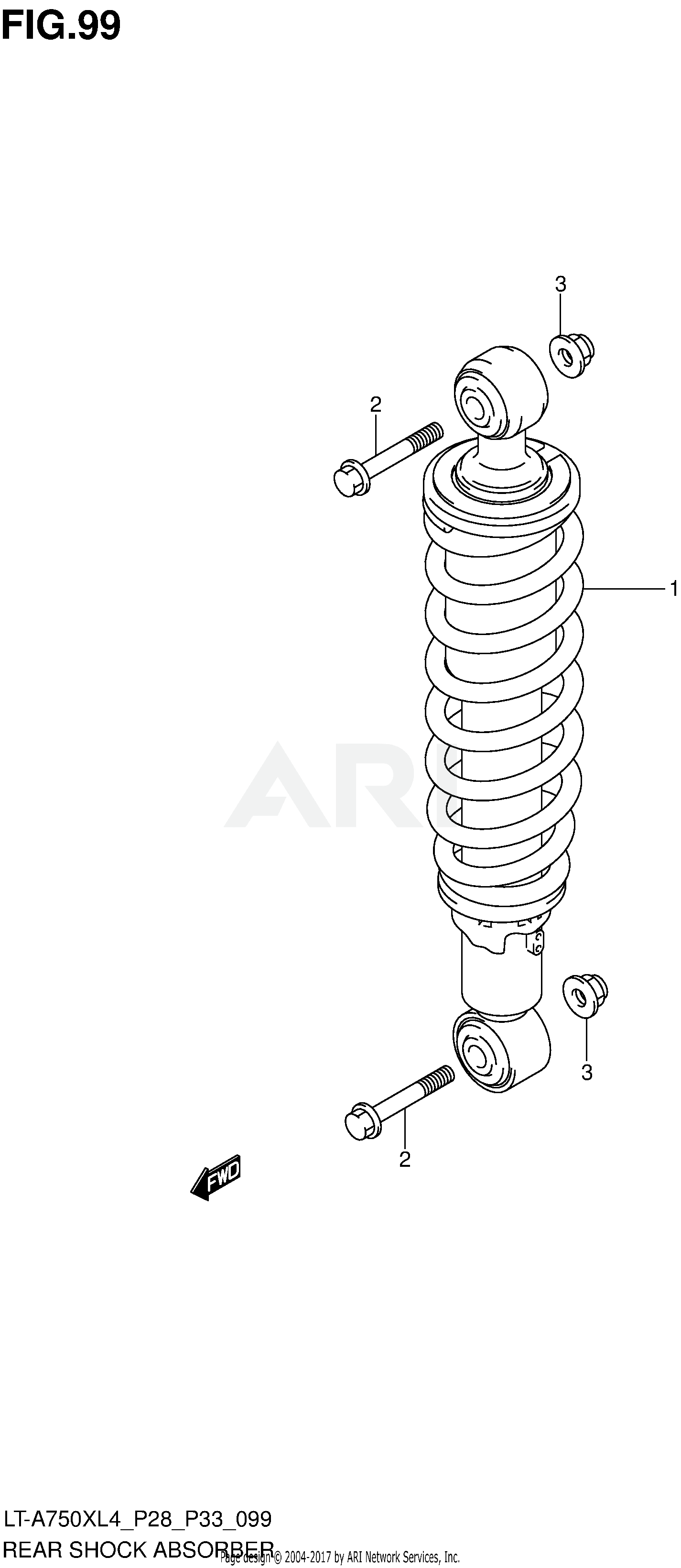 REAR SHOCK ABSORBER