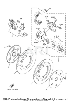 FRONT BRAKE CALIPER