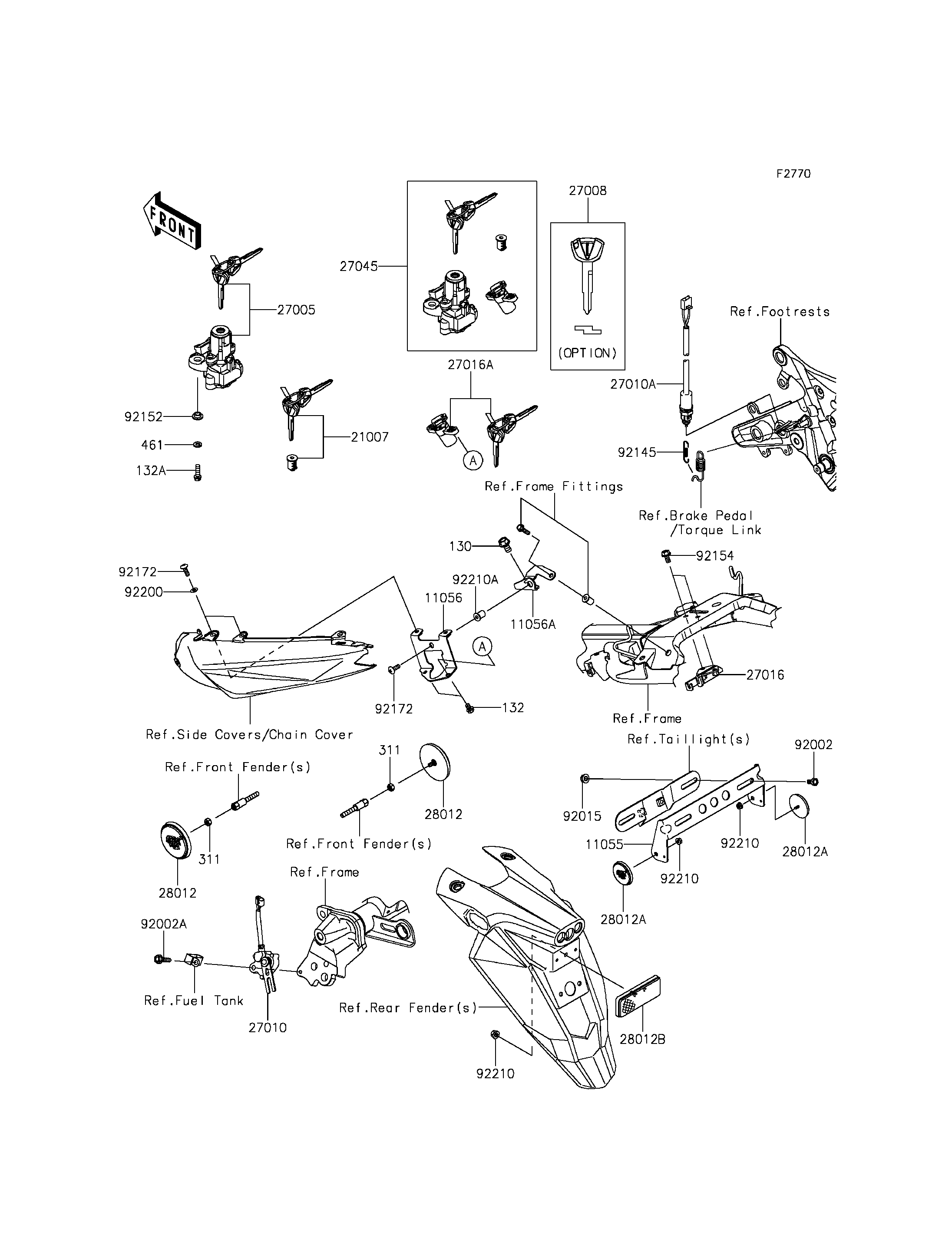 Ignition Switch/Locks/Reflectors