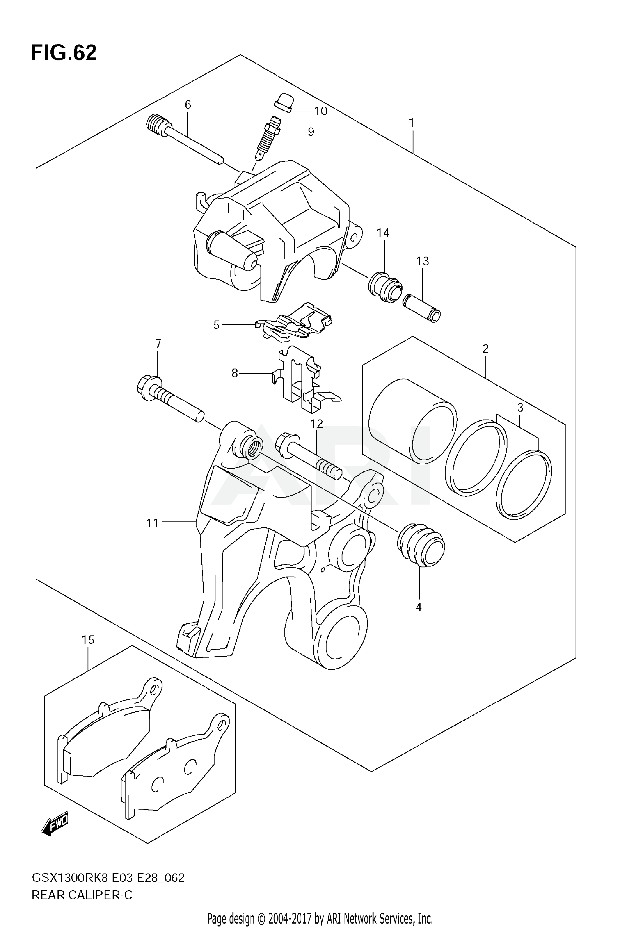 REAR CALIPER