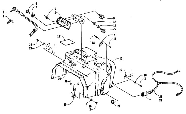 SWITCH AND CONSOLE ASSEMBLY