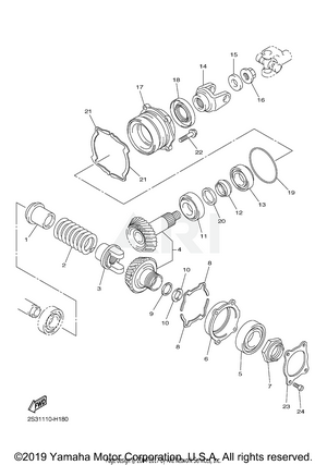 MIDDLE DRIVE GEAR