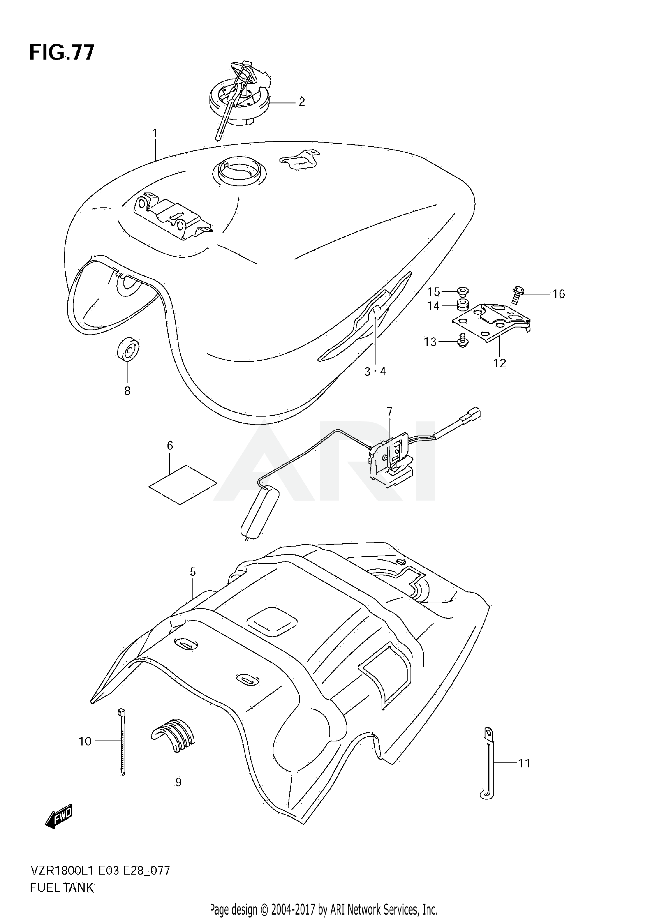 FUEL TANK (VZR1800 L1 E3)