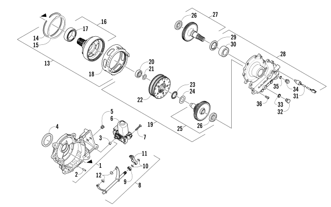 GEARCASE ASSEMBLY