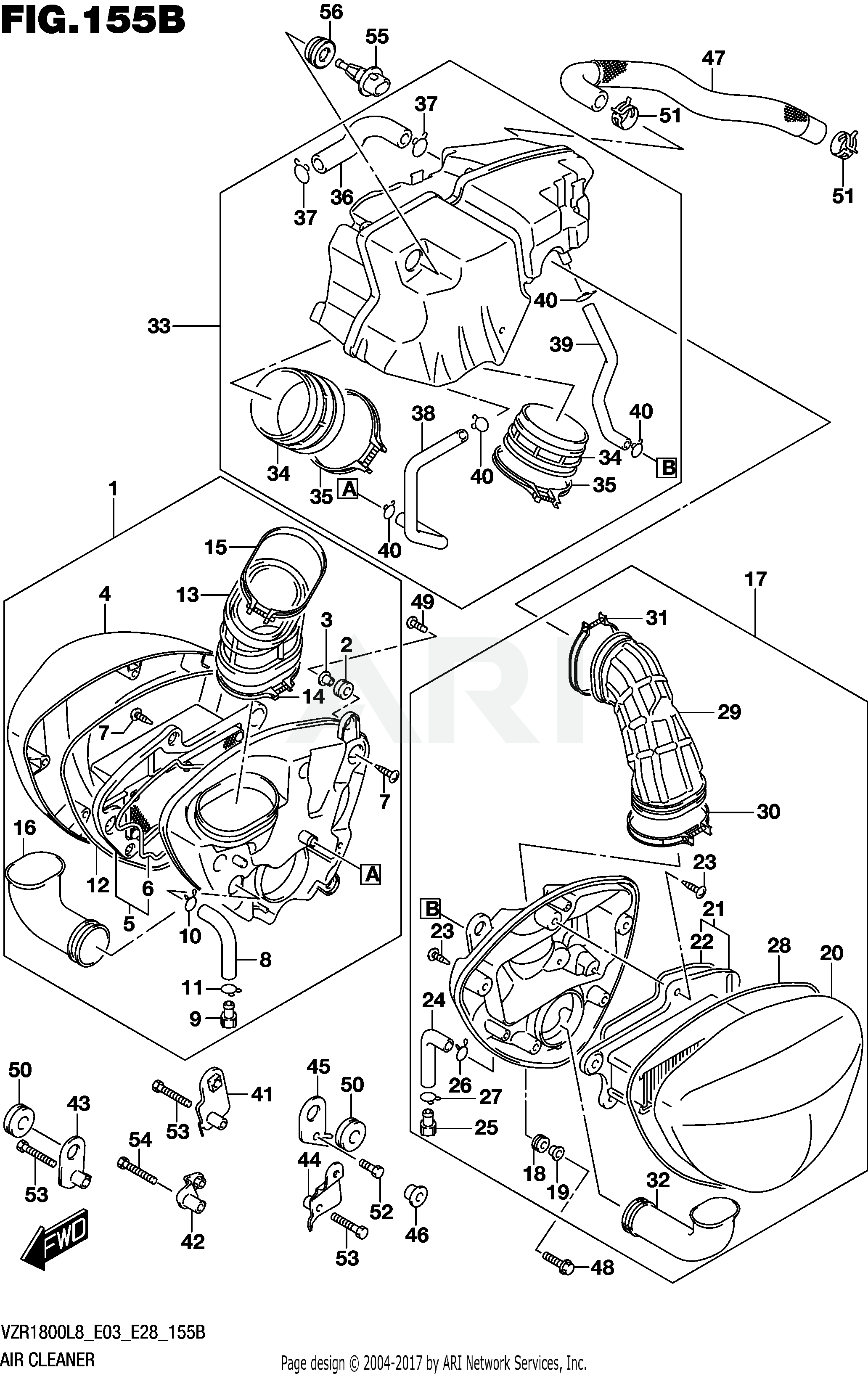 AIR CLEANER (VZR1800BZL8 E03)