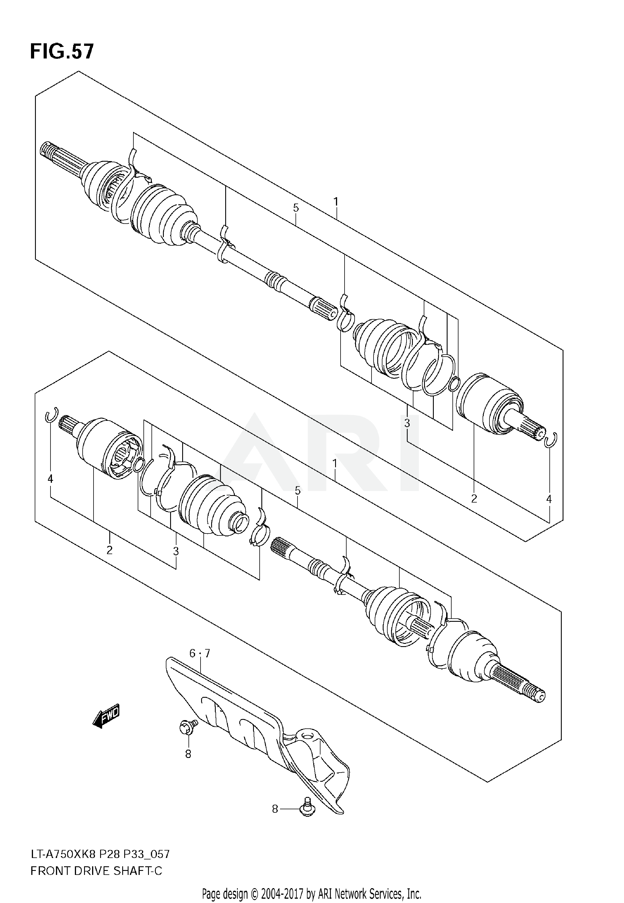 FRONT DRIVE SHAFT