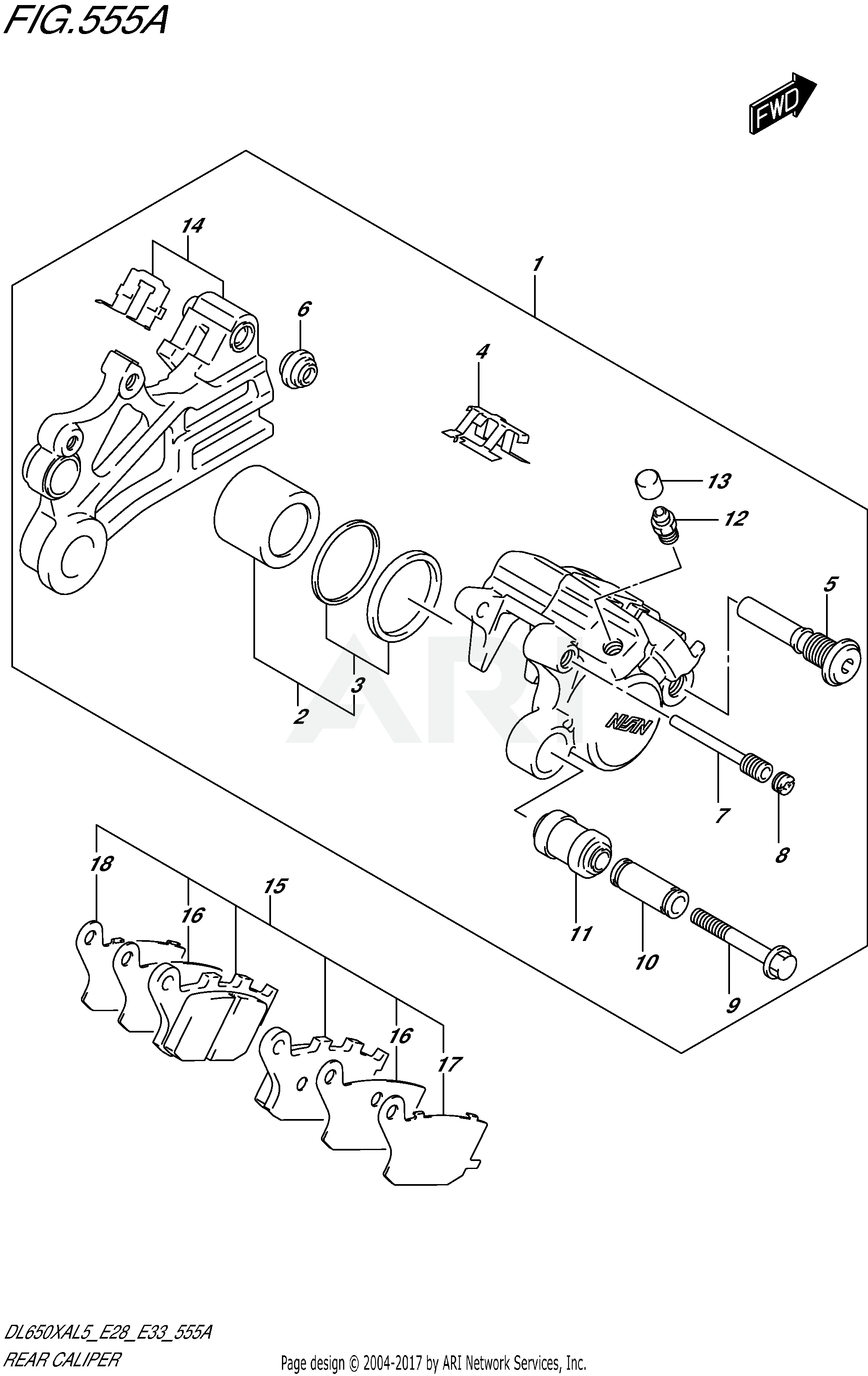 REAR CALIPER