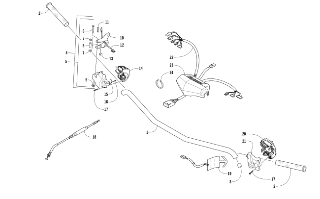 HANDLEBAR AND CONTROLS