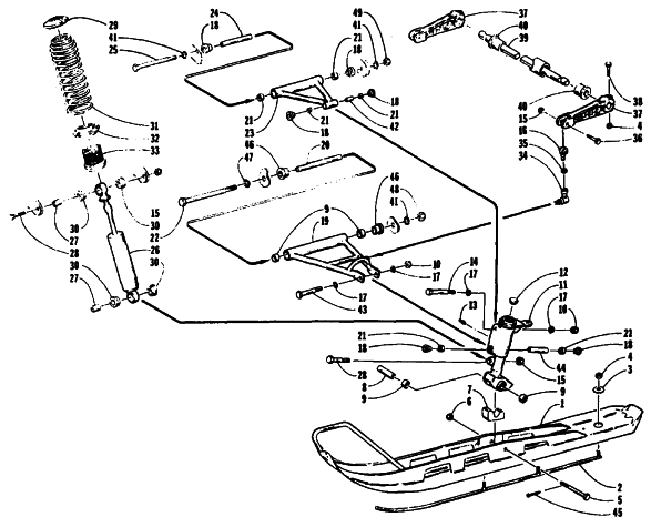 SKI AND FRONT SUSPENSION