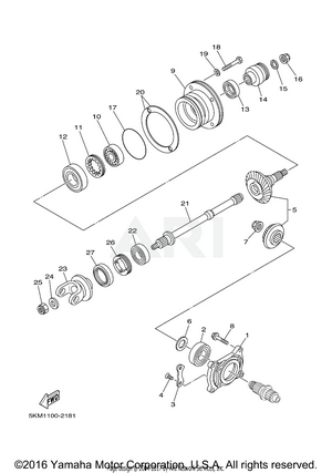 MIDDLE DRIVE GEAR