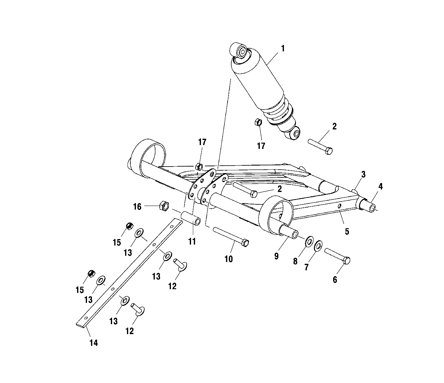 FRONT TORQUE ARM - S01SR5AS (4960386038B009)