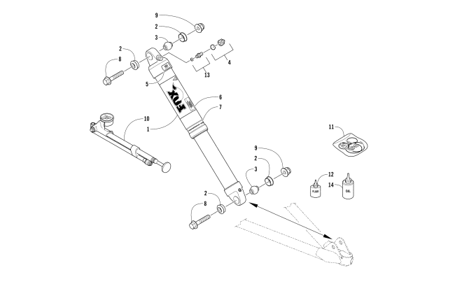 FRONT SUSPENSION SHOCK ABSORBER