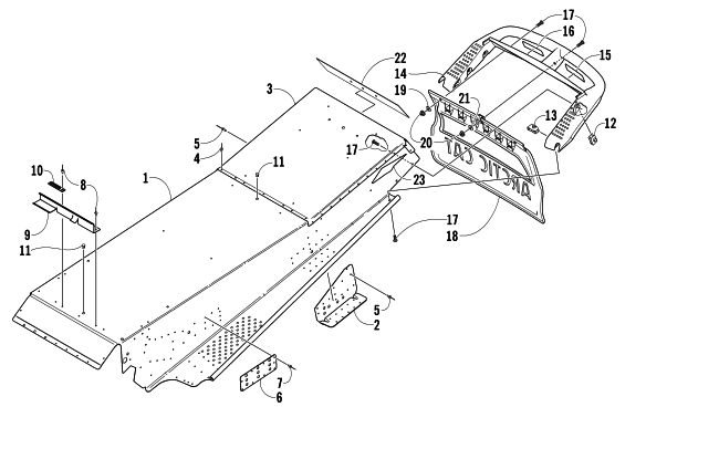 TUNNEL AND REAR BUMPER