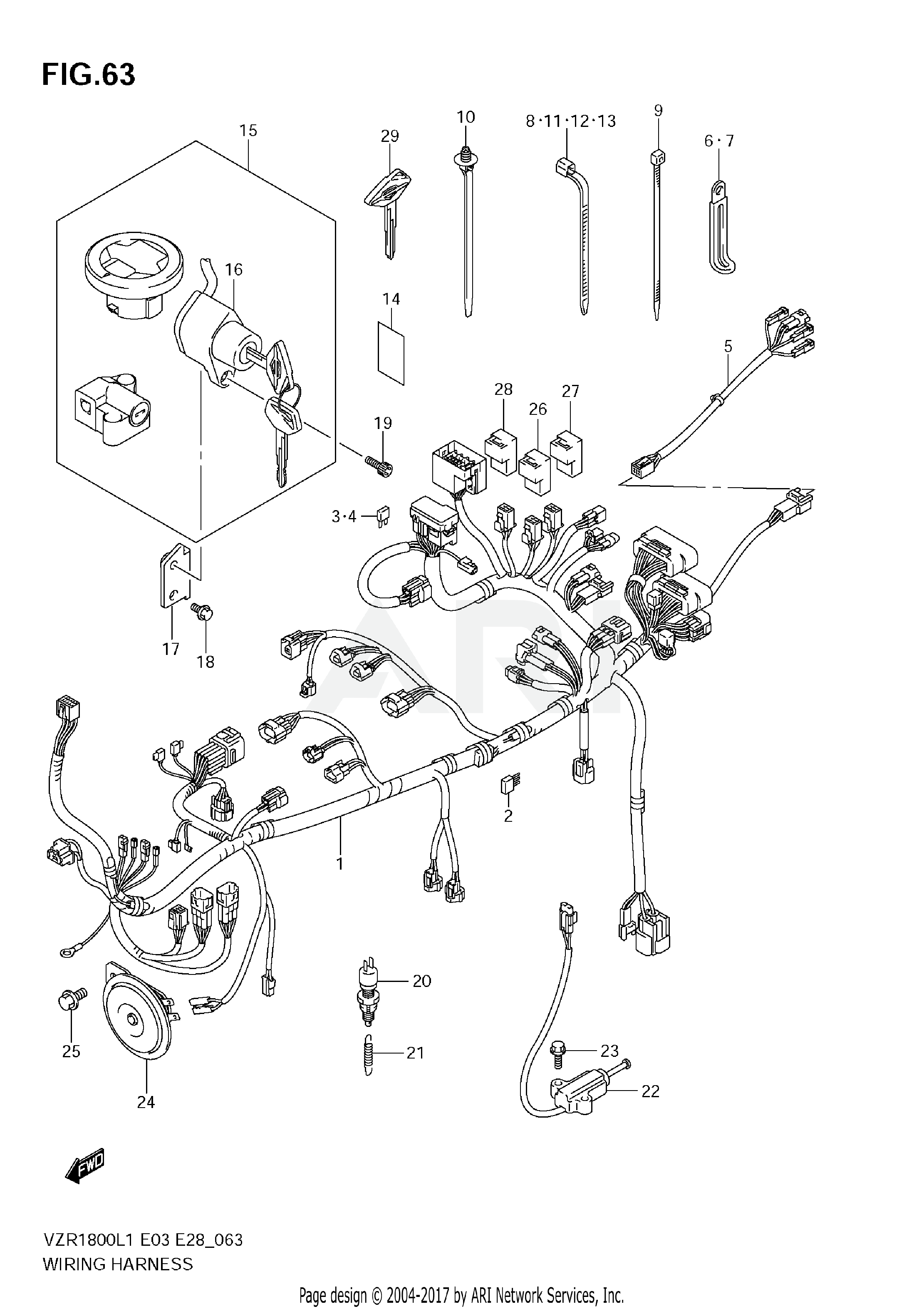 WIRING HARNESS (VZR1800Z L1 E3)