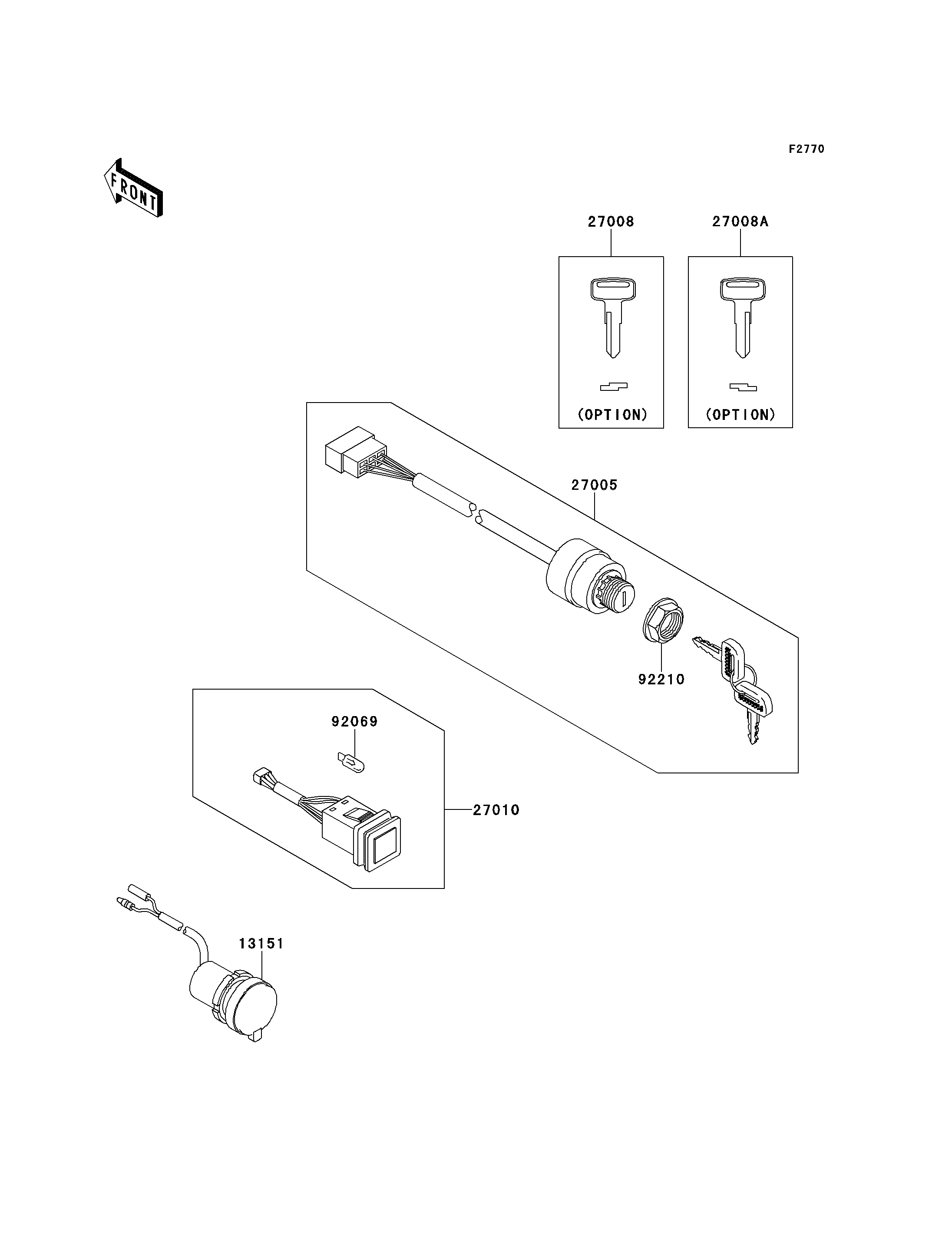 Ignition Switch(F9F-FCF)