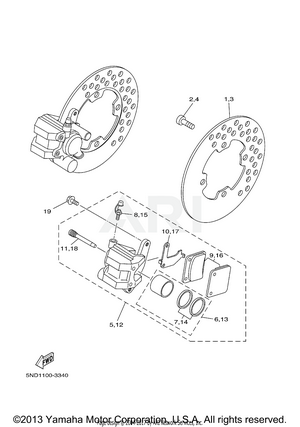 FRONT BRAKE CALIPER