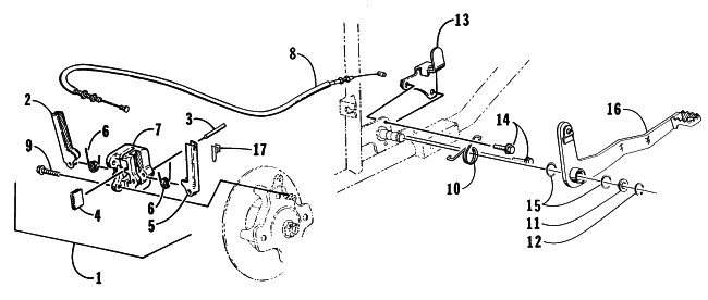 MECHANICAL BRAKE ASSEMBLY