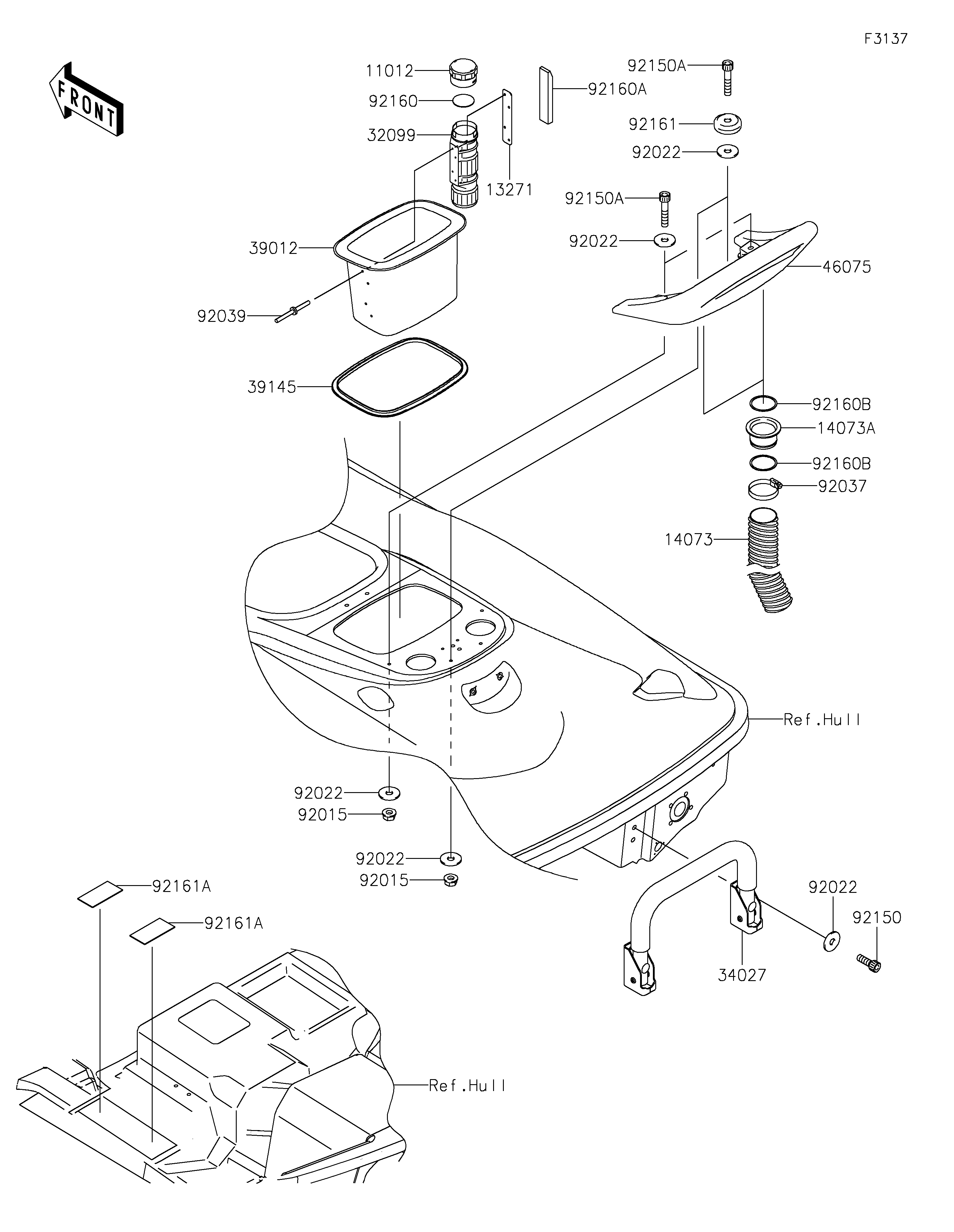 Hull Rear Fittings