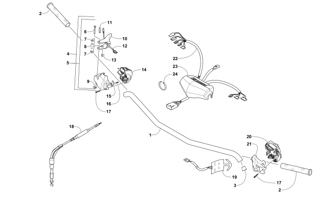 HANDLEBAR AND CONTROLS