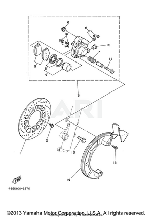 FRONT BRAKE CALIPER