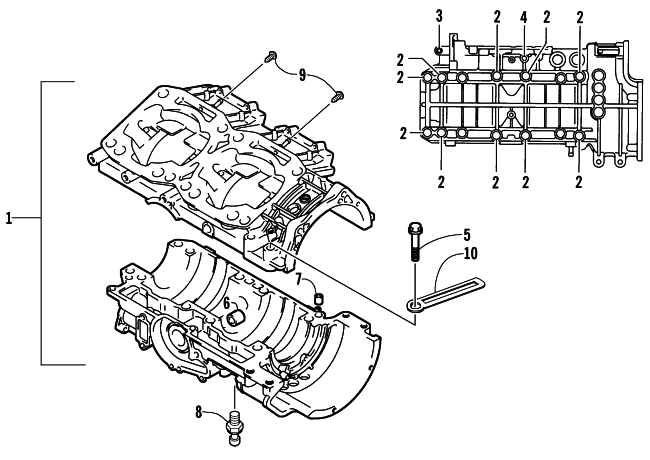 CRANKCASE ASSEMBLY