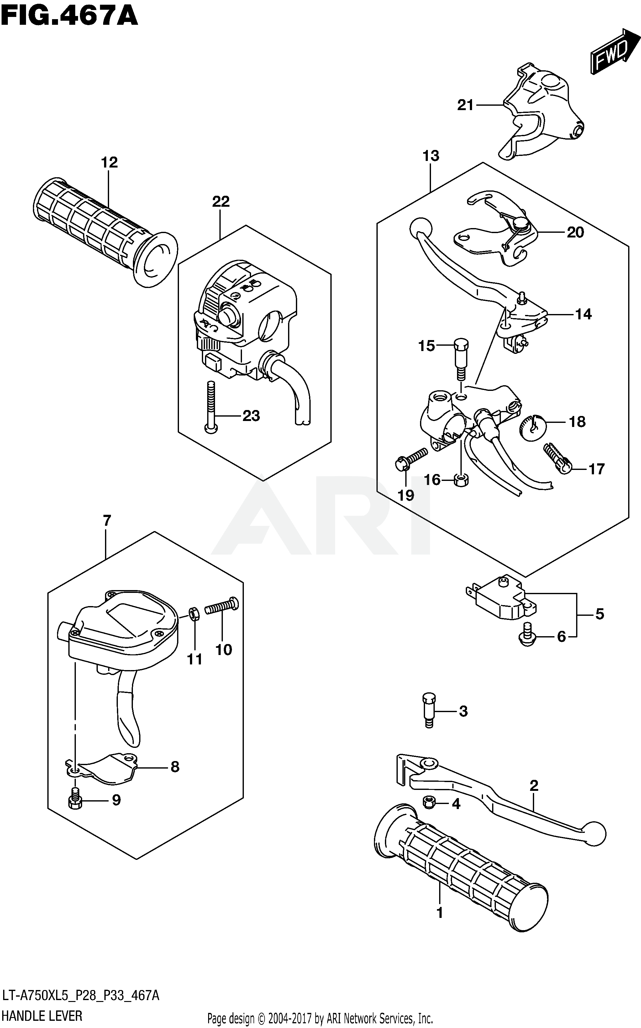 HANDLE LEVER