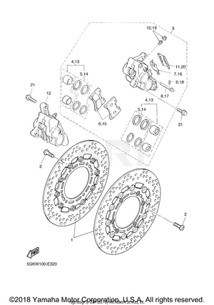 FRONT BRAKE CALIPER