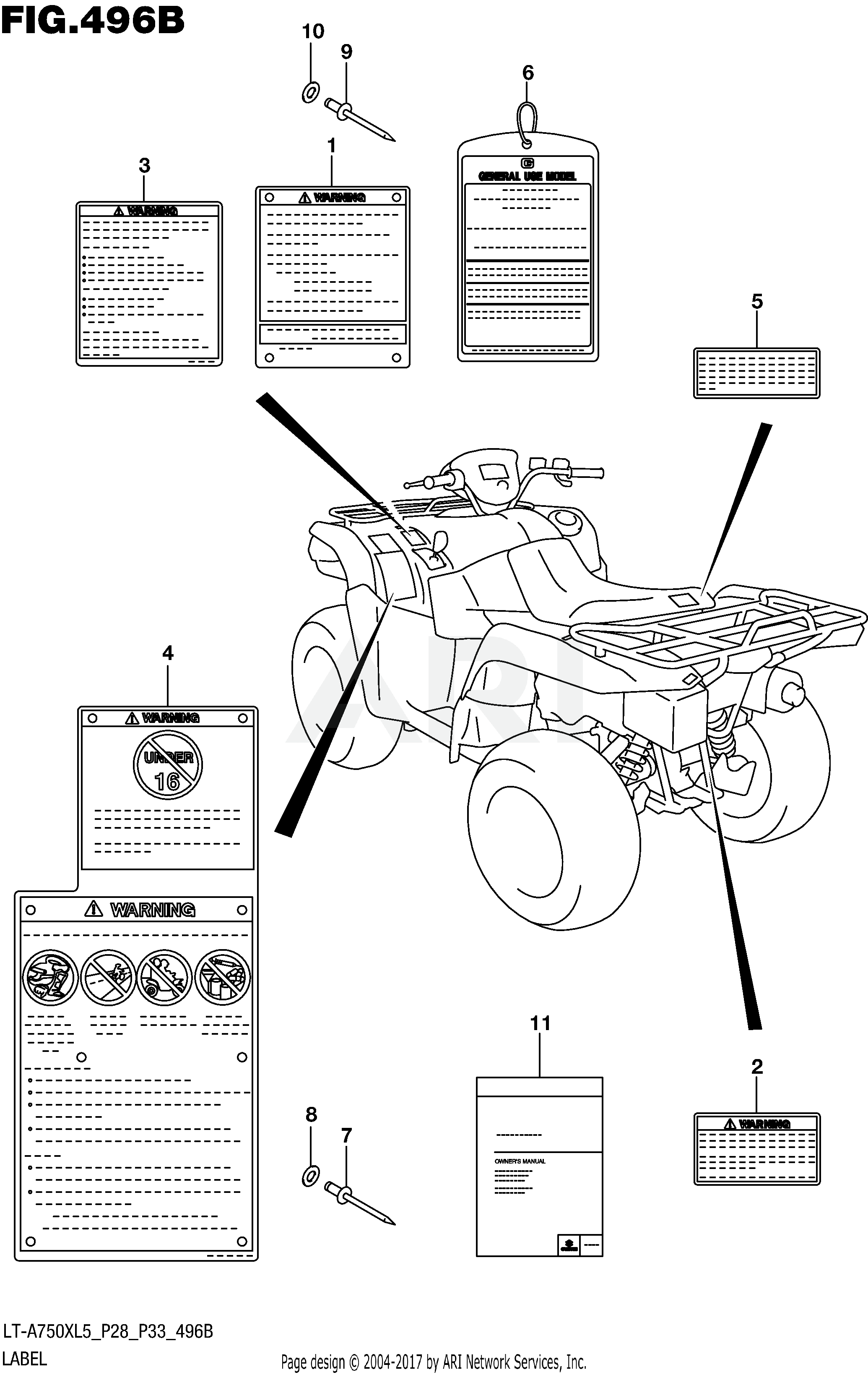 LABEL (LT-A750XL5 P33)