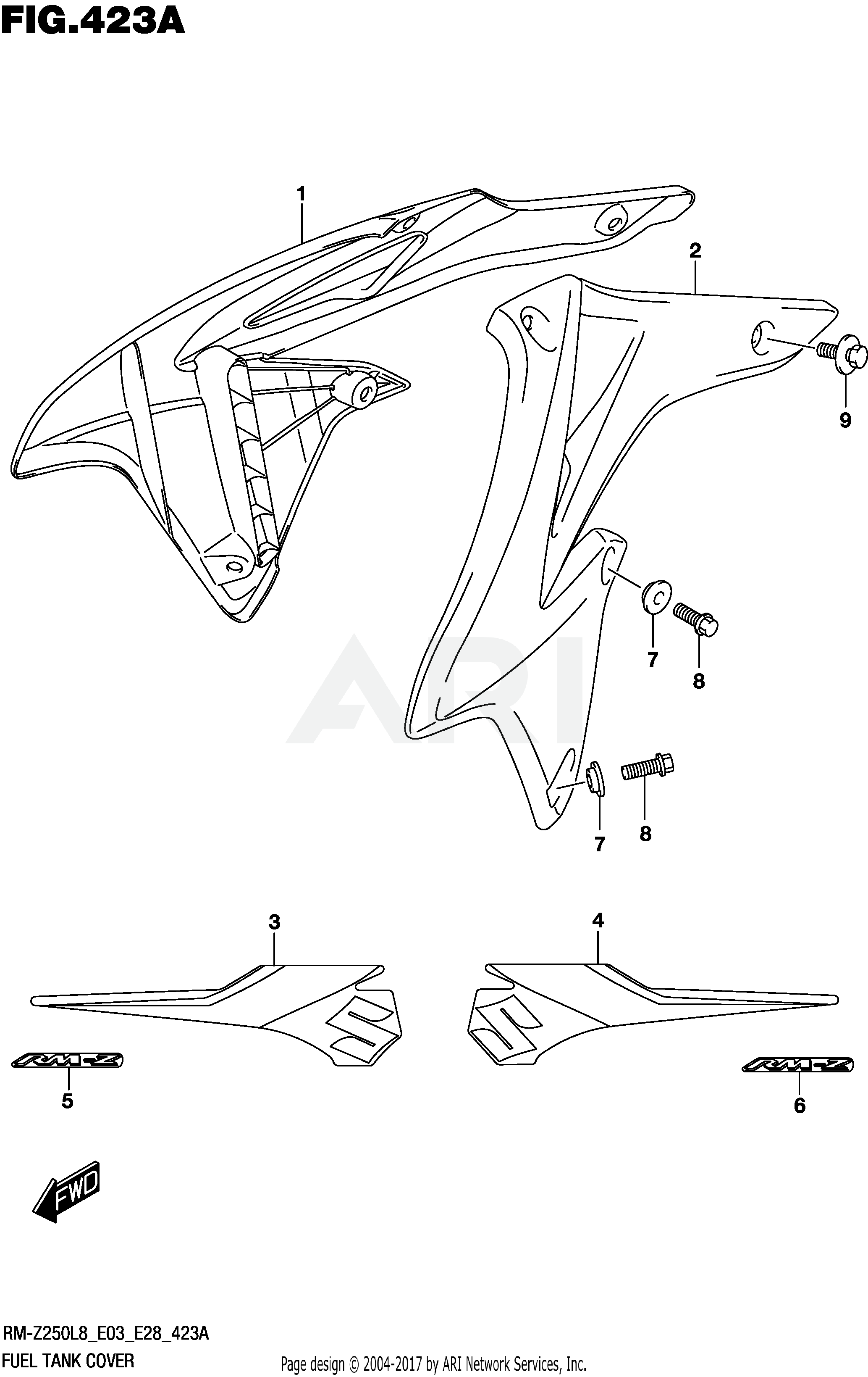 FUEL TANK COVER