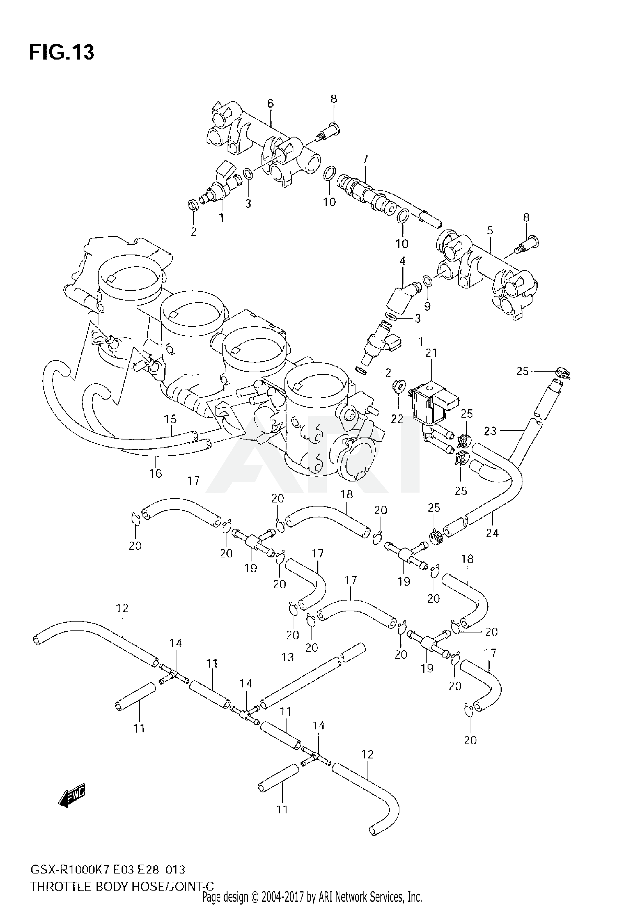 THROTTLE BODY HOSE/JOINT