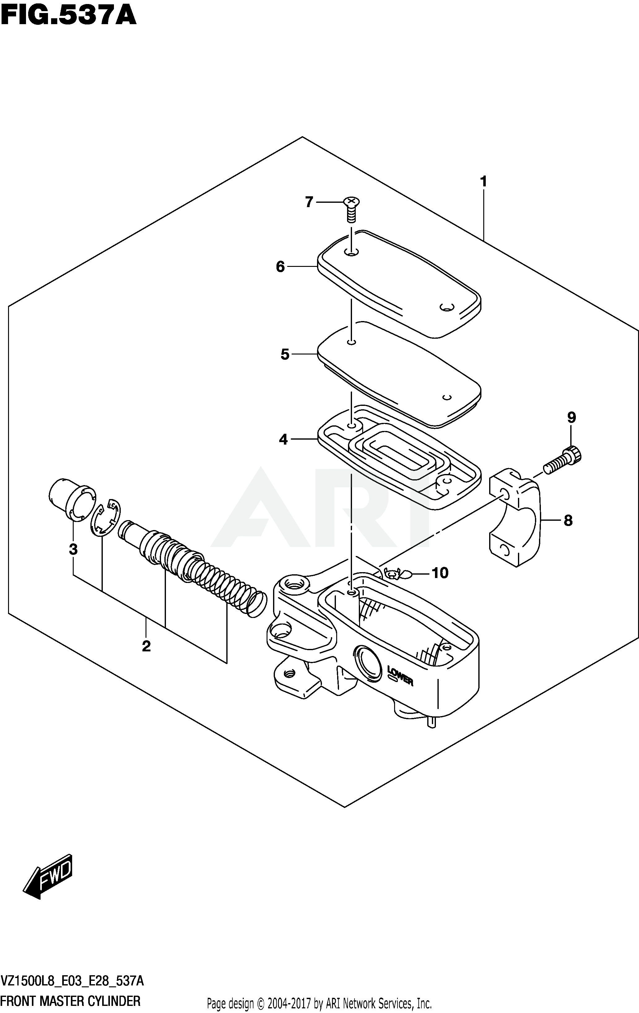 FRONT MASTER CYLINDER