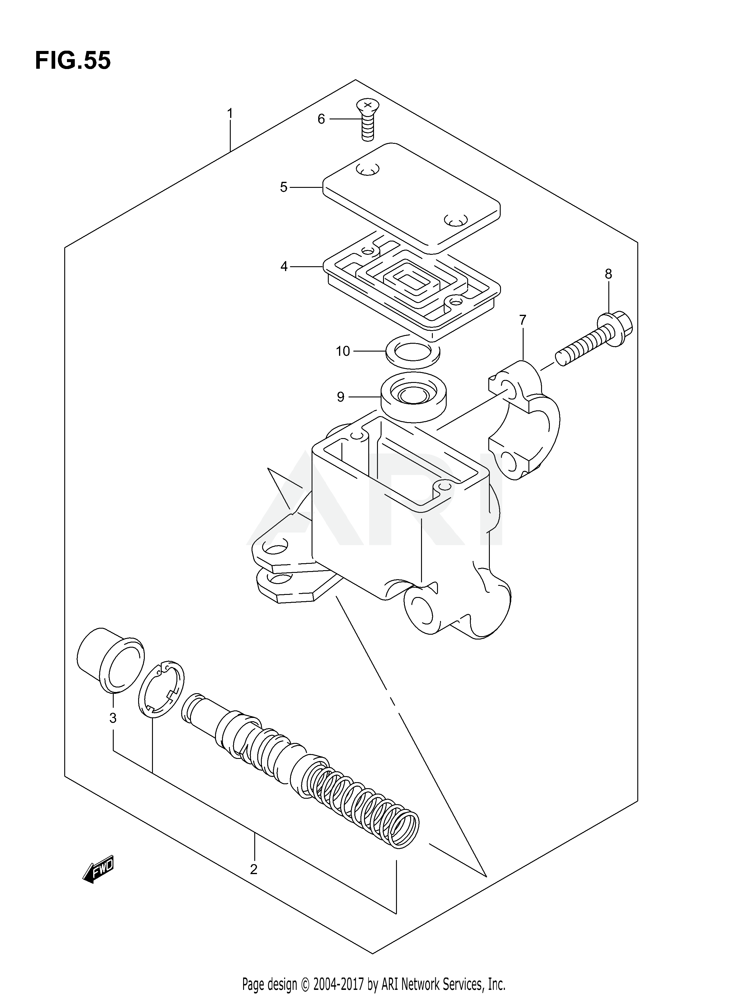 FRONT MASTER CYLINDER