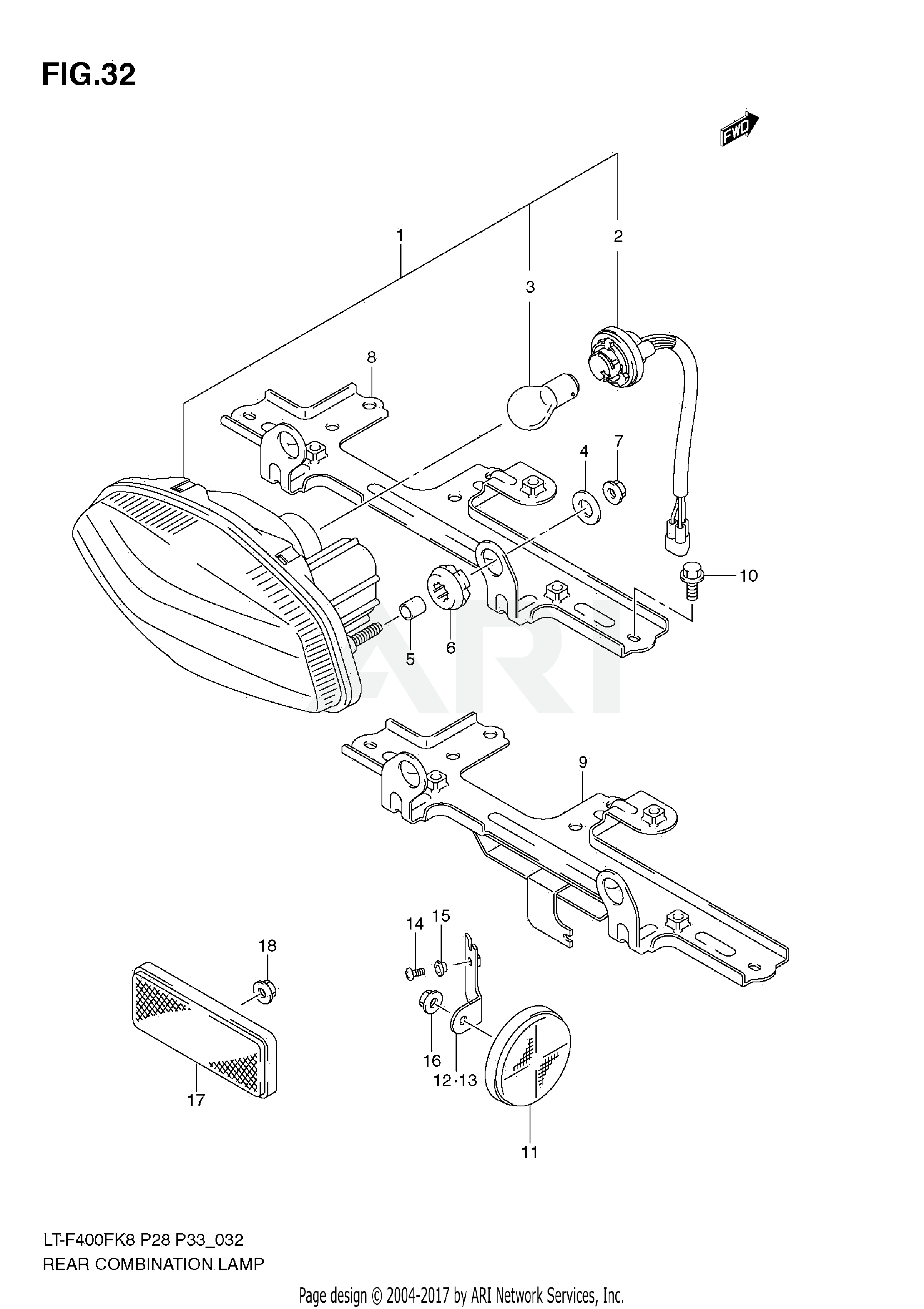 REAR COMBINATION LAMP