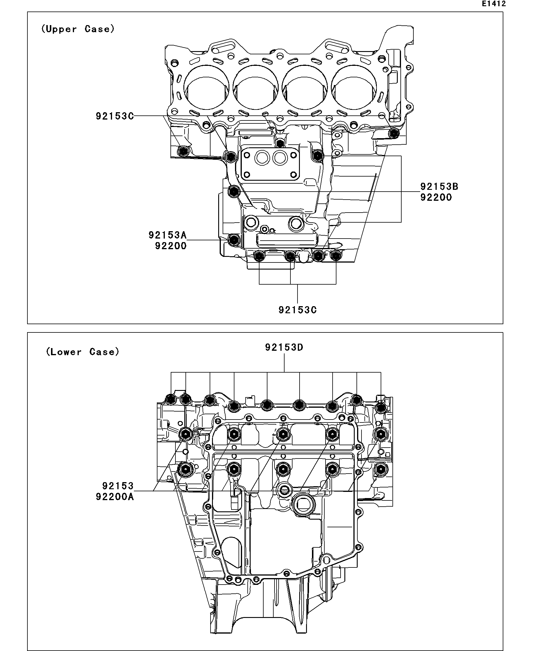 Crankcase Bolt Pattern