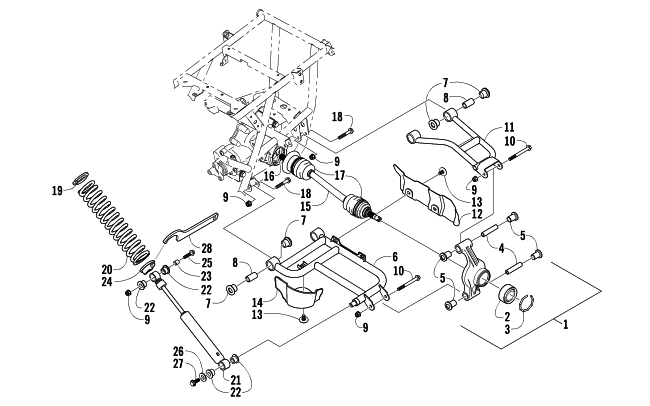 REAR SUSPENSION ASSEMBLY