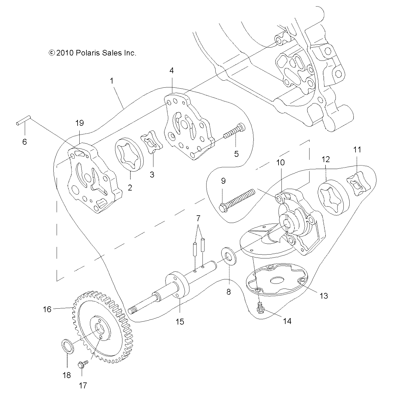ENGINE, OIL SYSTEM and OIL PUMP - A12NG50AA (49OILPUMP11SCRAM)