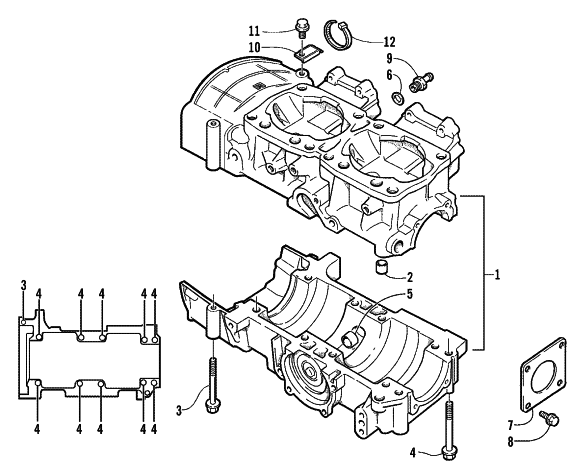 CRANKCASE ASSEMBLY