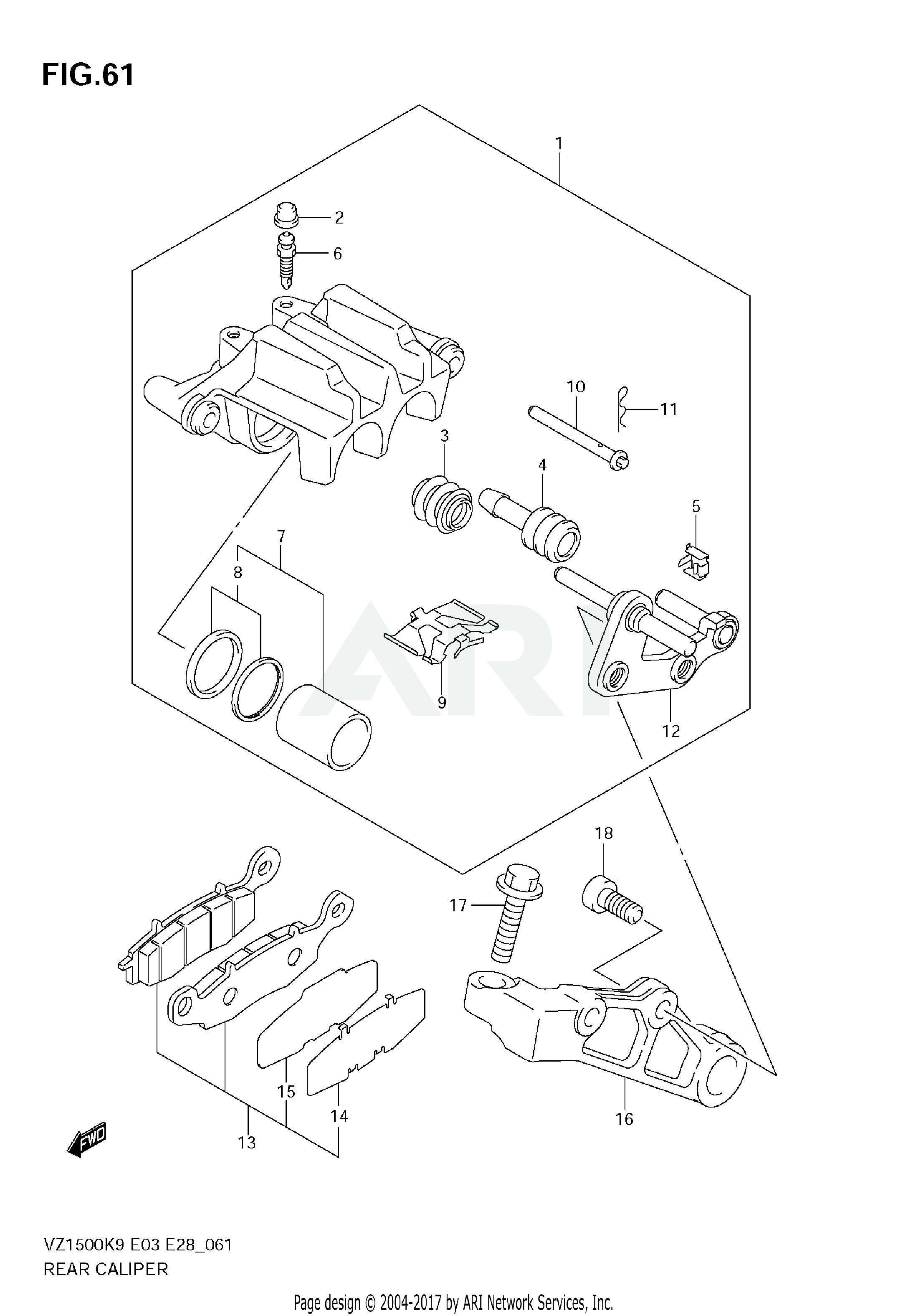 REAR CALIPER