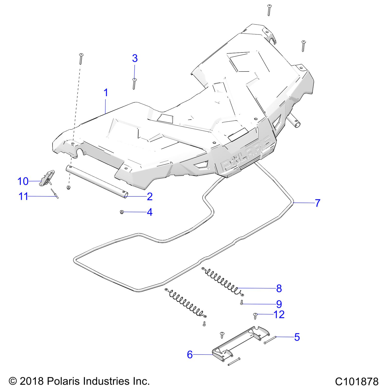 BODY, STORAGE, FRONT - A20SEE57K1 (C101878)