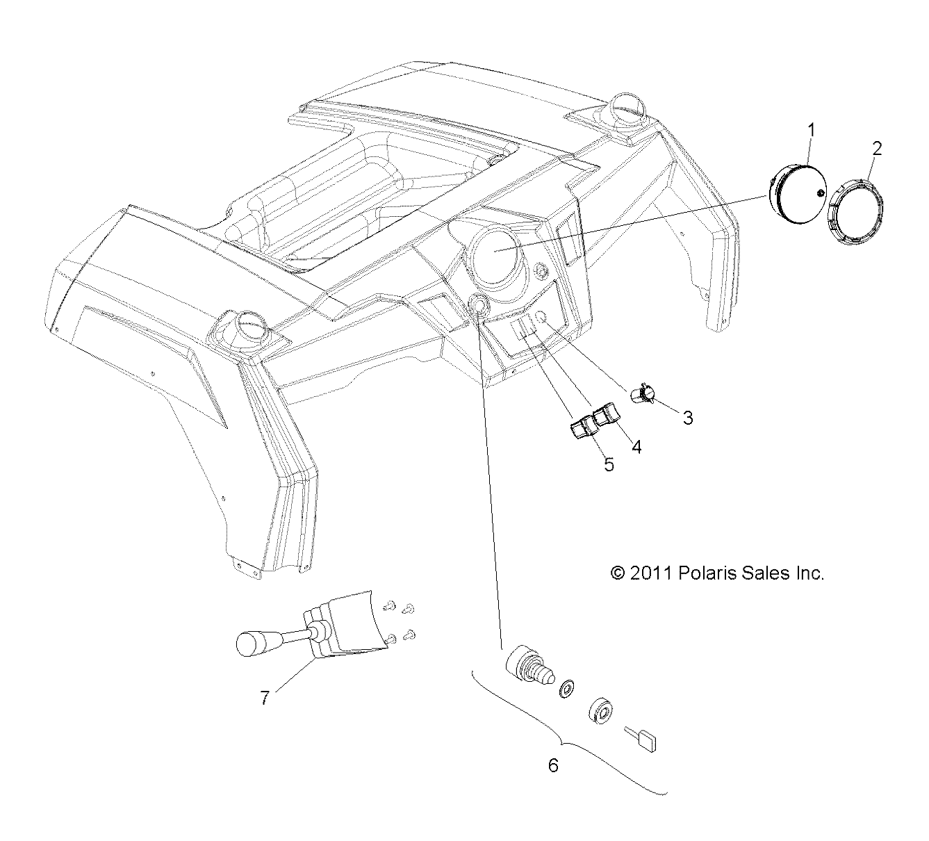 ELECTRICAL, DASH INSTRUMENTS and CONTROLS - R12VE76FX/FI (49ATVDASH12RZRSI)