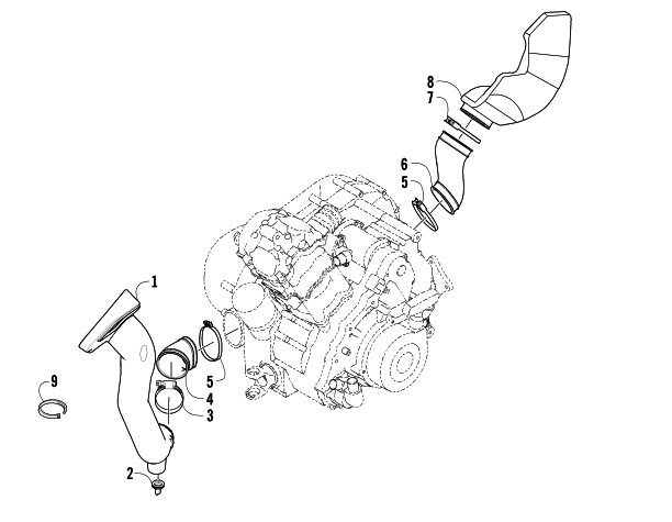 CASE/BELT COOLING ASSEMBLY