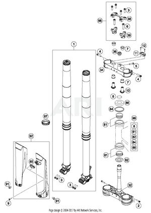 Front Fork, Triple Clamp