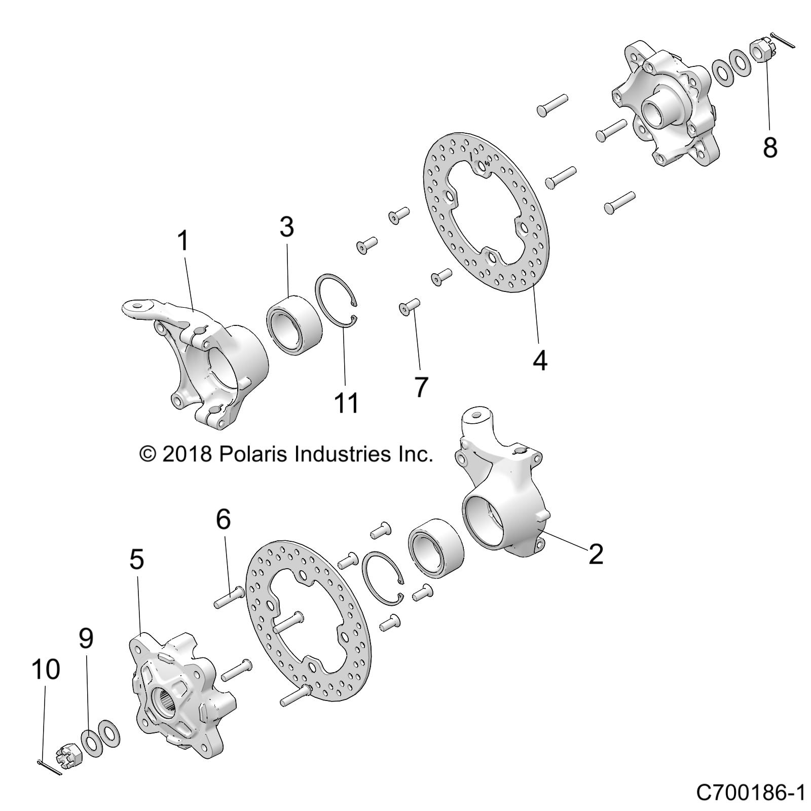 SUSPENSION, FRONT CARRIER - Z20CHA57K2 (C700186-1)