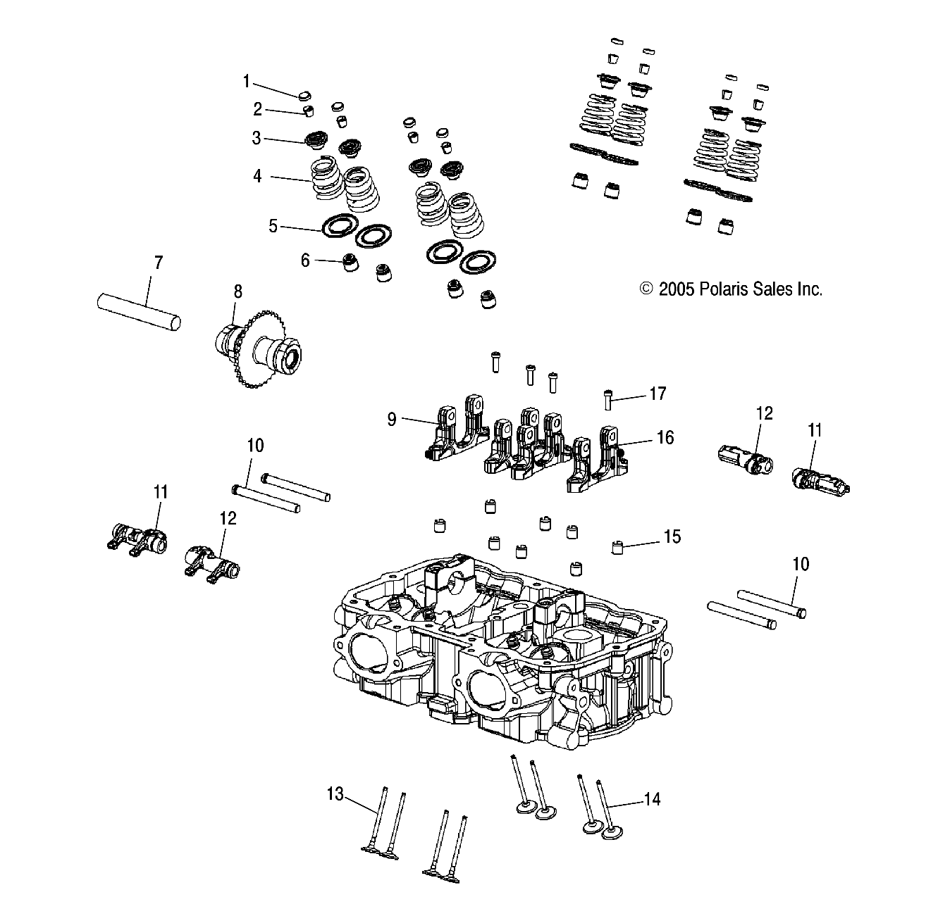 ENGINE, VALVE TRAIN - S13PU7ESL/EEL (4997479747D13)