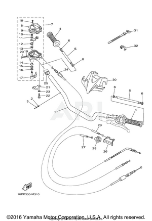 STEERING HANDLE CABLE