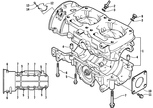 CRANKCASE ASSEMBLY