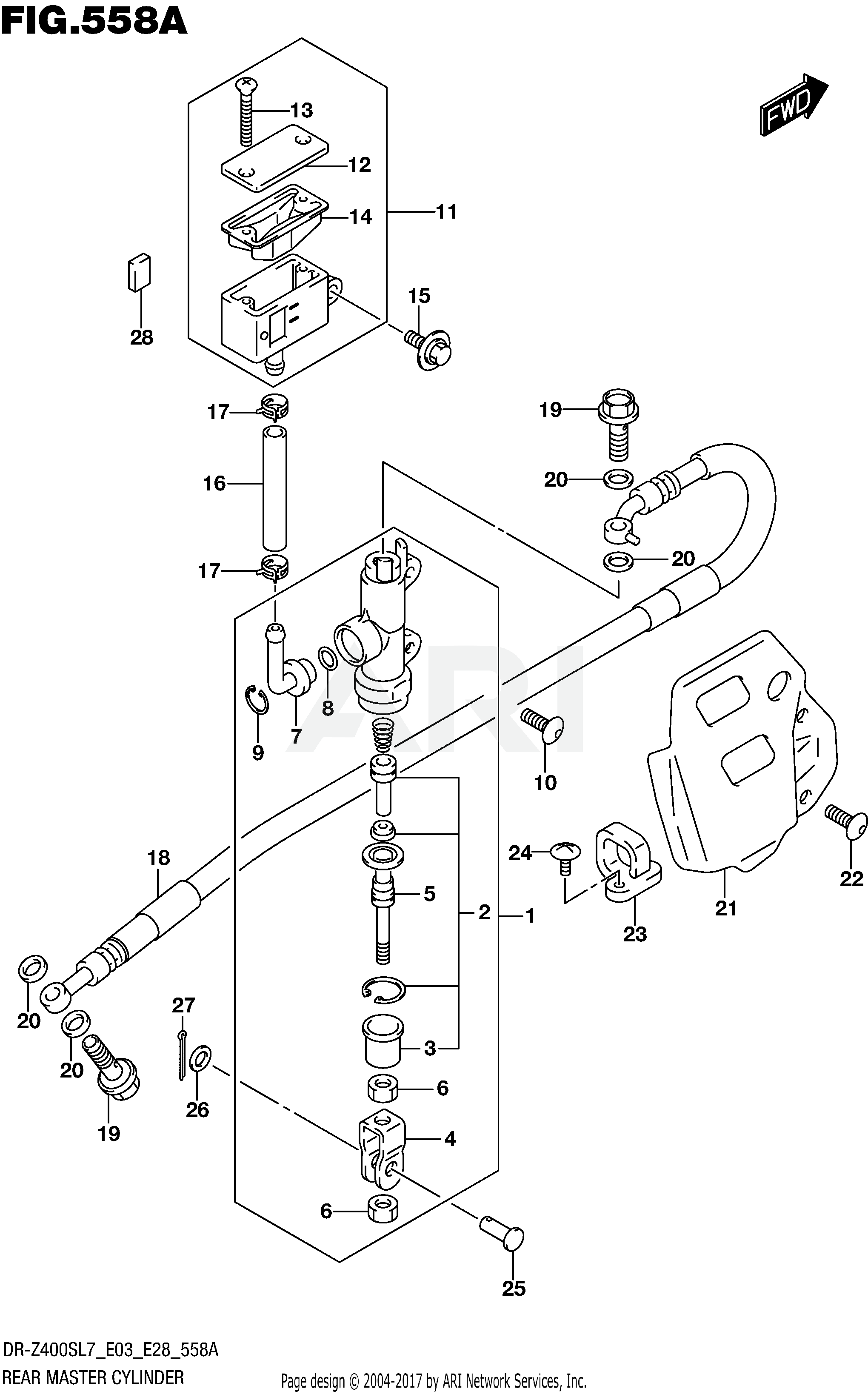 REAR MASTER CYLINDER