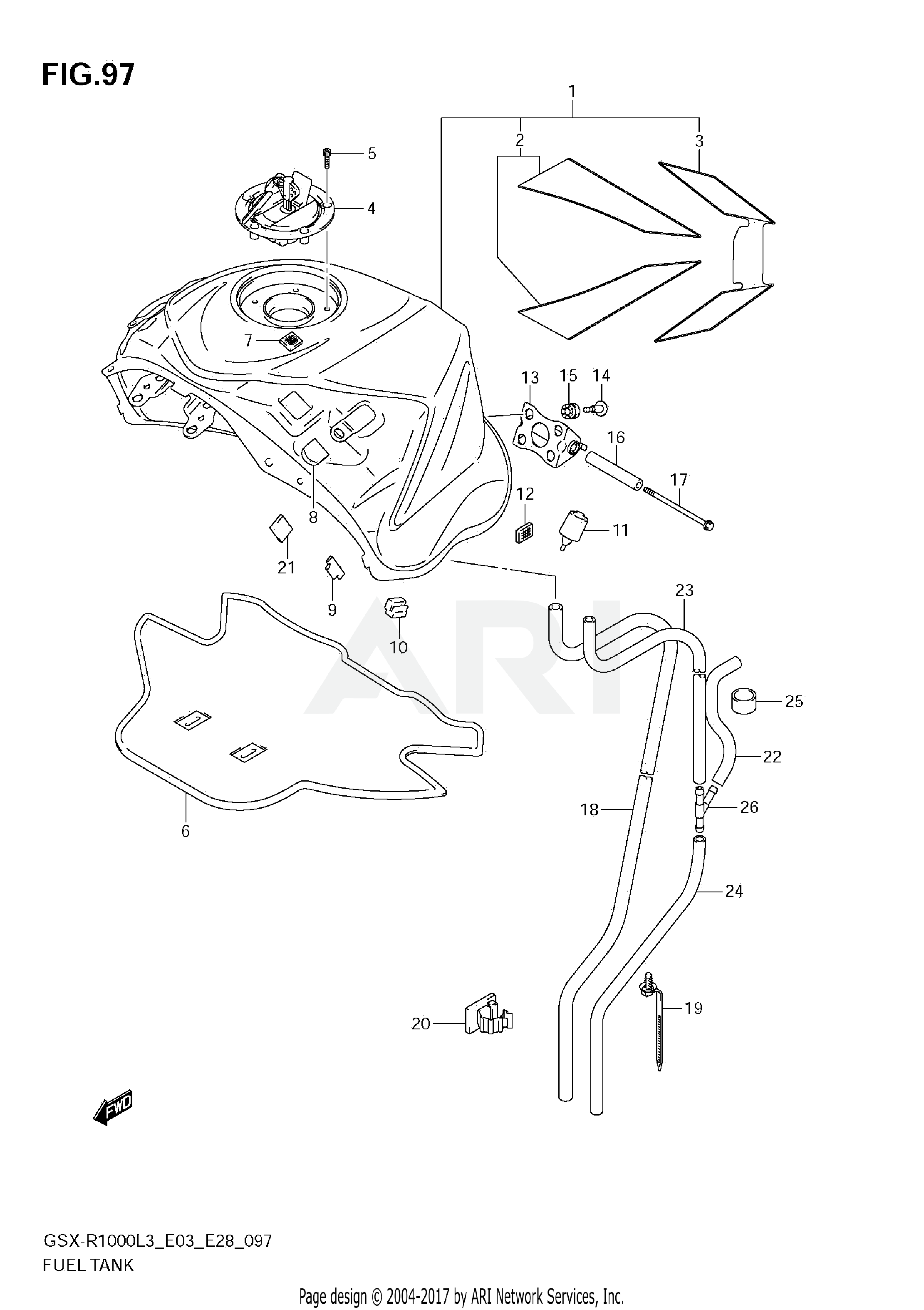 FUEL TANK (GSX-R1000ZL3 E03)